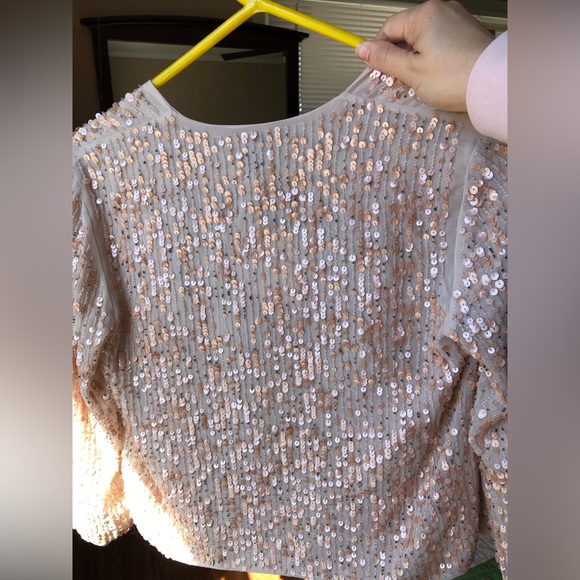 H&M Pink Sequins Cardigan - NWT - Picture 11 of 11